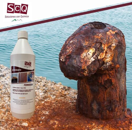 FERROXSIN - Removedor de Óxido| Elimina el Óxido y Restaura el Color Original | Removedor de Óxido y Salitre | para Barcos, Autos y Herramientas