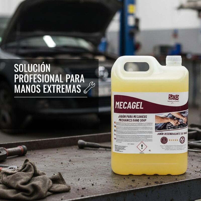 Desengrasante mecánico profesional con dispensador incluido