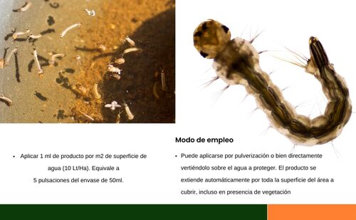 ECO-LARV - Larvicida Anti-Mosquitos | Elimina Larvas en Agua Estancada | Control de Larvas y Prevención de Plaga | Tratamiento para Agua Estancada